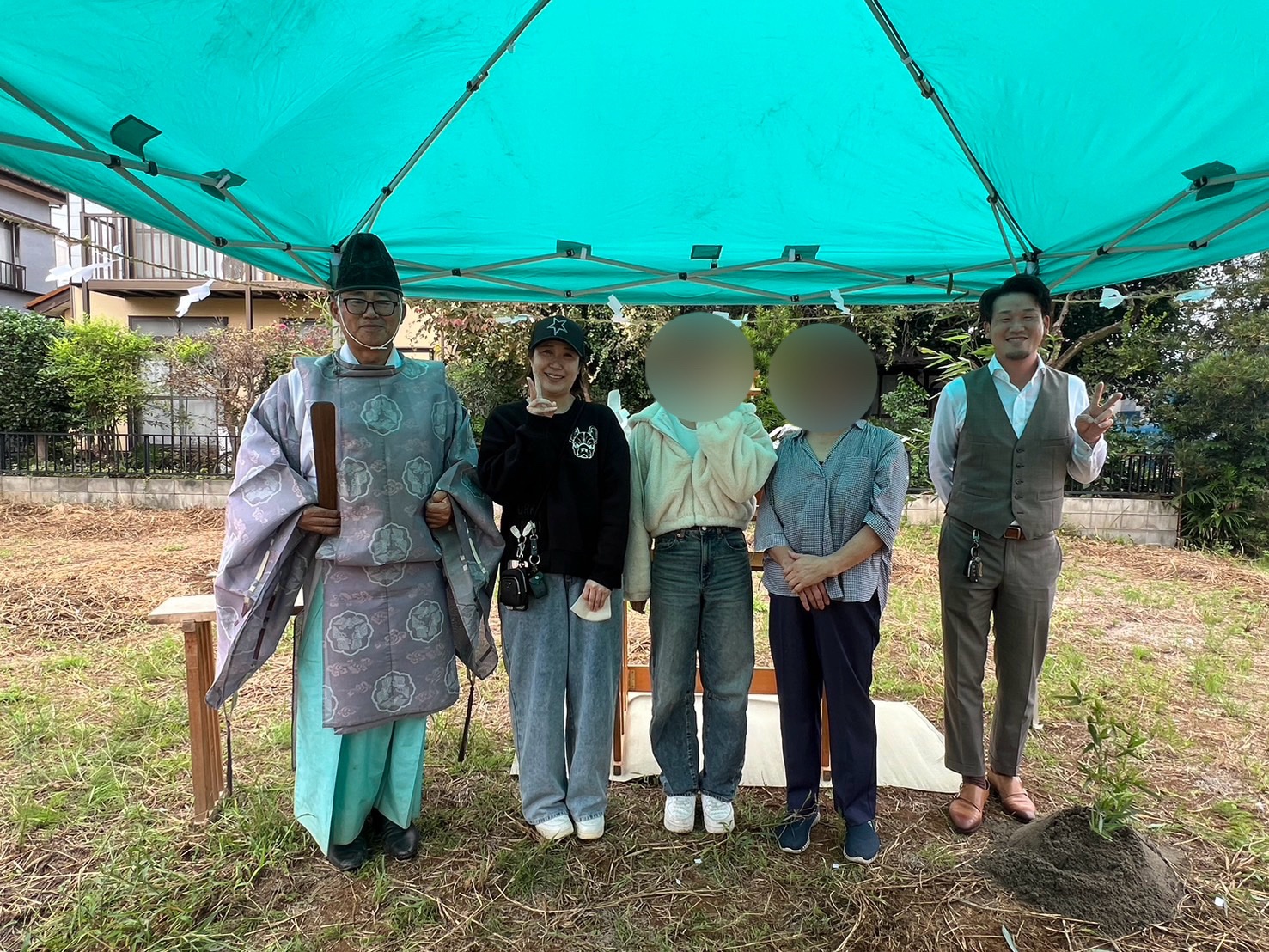 蓮田市S様邸｜地鎮祭を執り行いました！｜ハウスアドバイザー責任者　勝田　航平 アイチャッチ